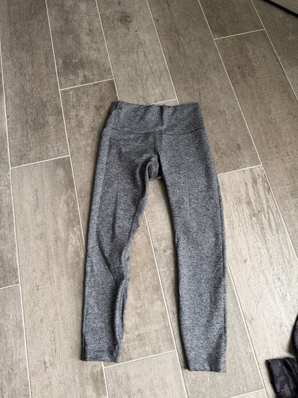 Wunder Under High-Rise Tight 25" - Heathered Black size 8